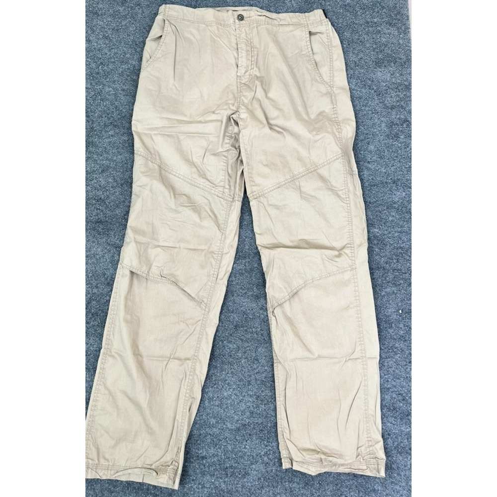 prAna Pants Mens Beige Cargo Lightweight Cotton Hiking outdoor Size‎ M